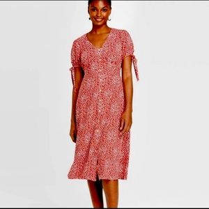 Universal Threads red dress midi S